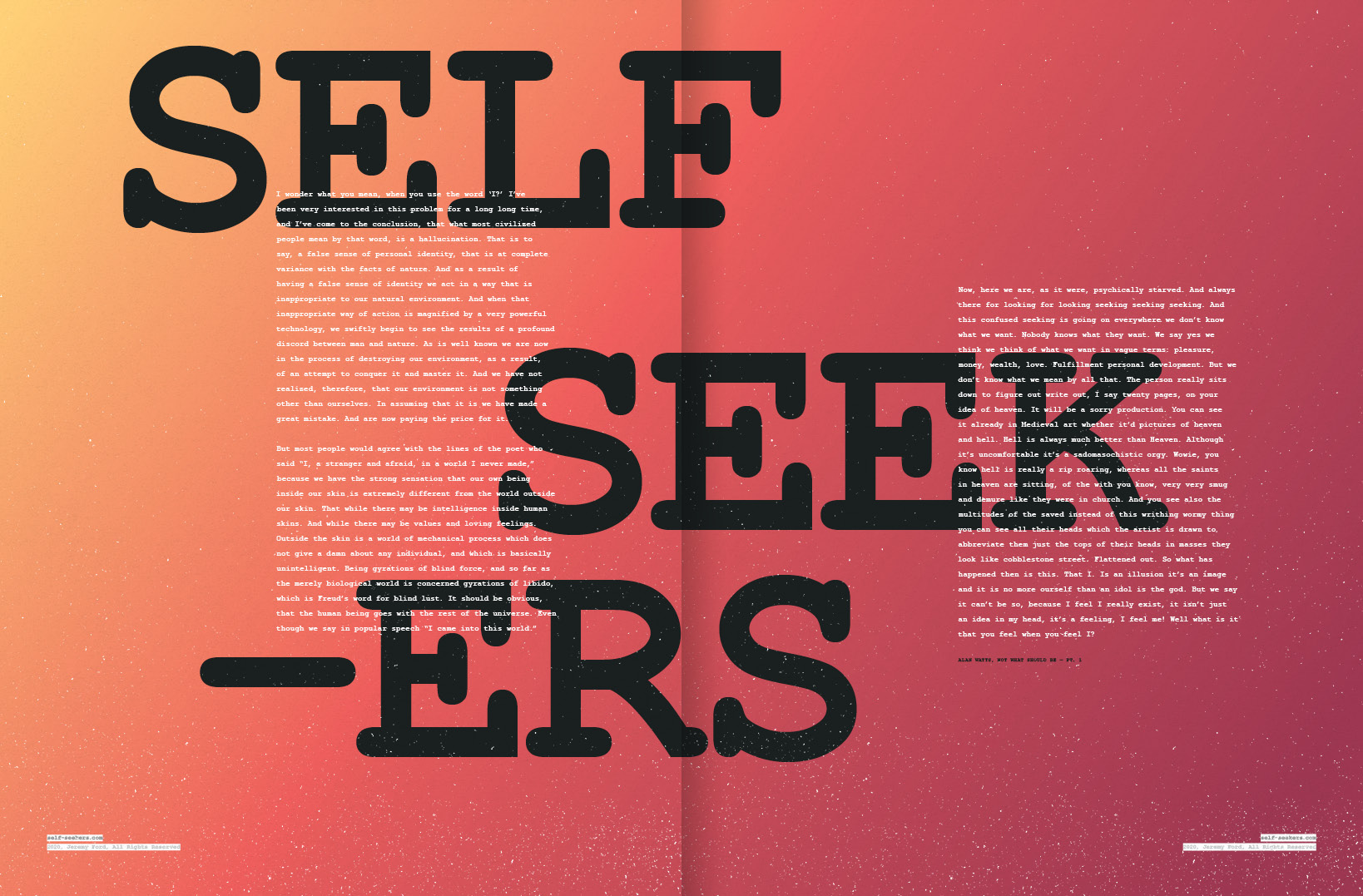 Jeremy Ford / Self Seekers lookbook